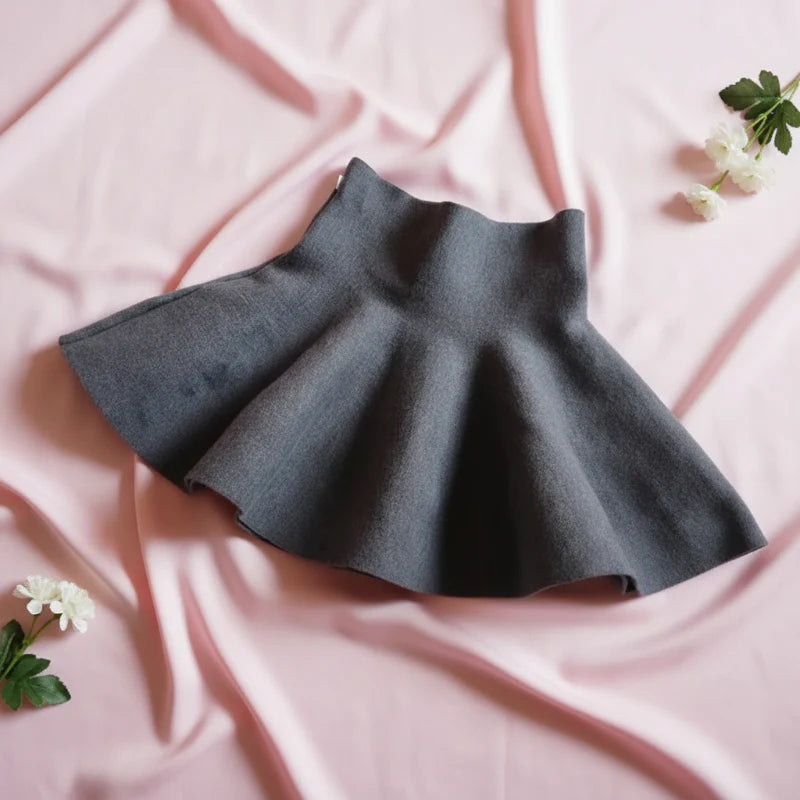 Girls Knitted Skirt – Mukavuus ja tyyli – Lasten hame