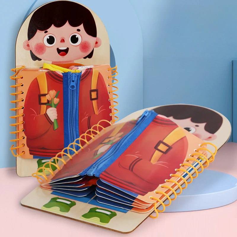 ClothesBook™ - Itsenäinen leikki - Aktiviteettikirja