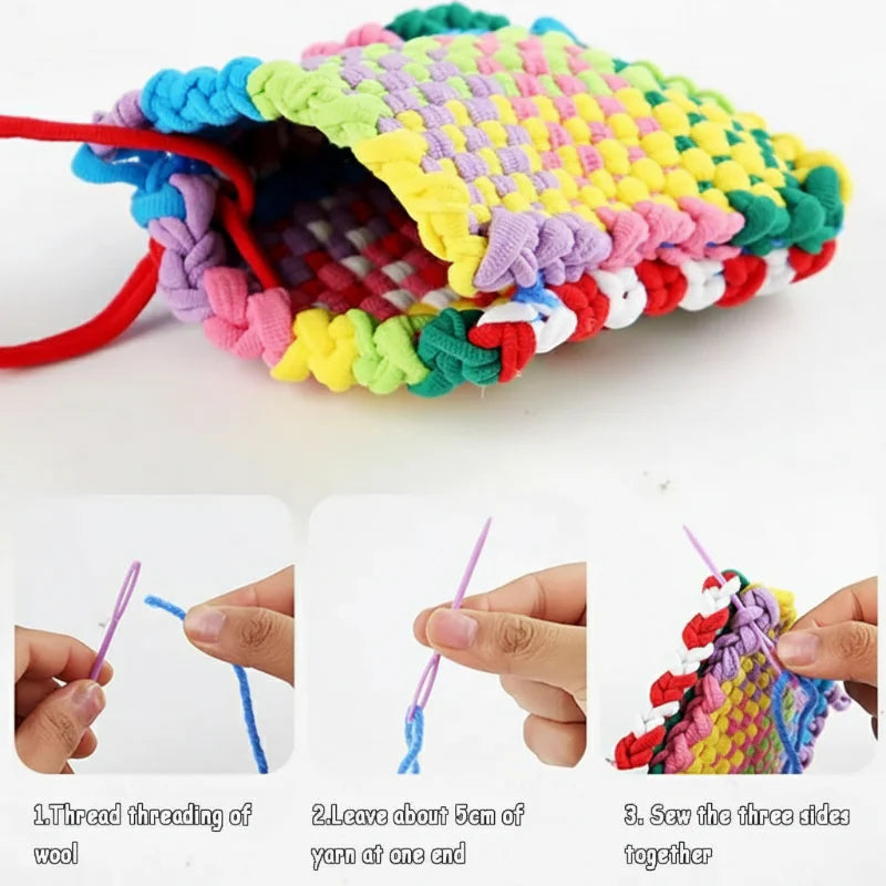 ColorLoop – Yksinkertainen ja leikkisä – DIY-kudontasarja lapsille