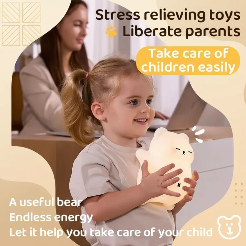 LumiBear – Söpö ja rauhoittava – pehmeän valon yövalo