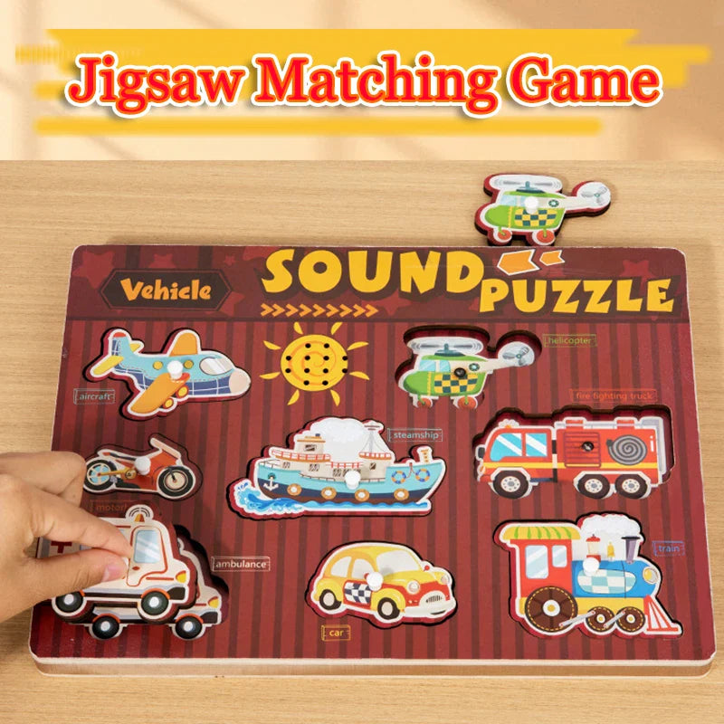 Sound Matching Game™ – Kuuntele & löydä – Opettavainen palapeli