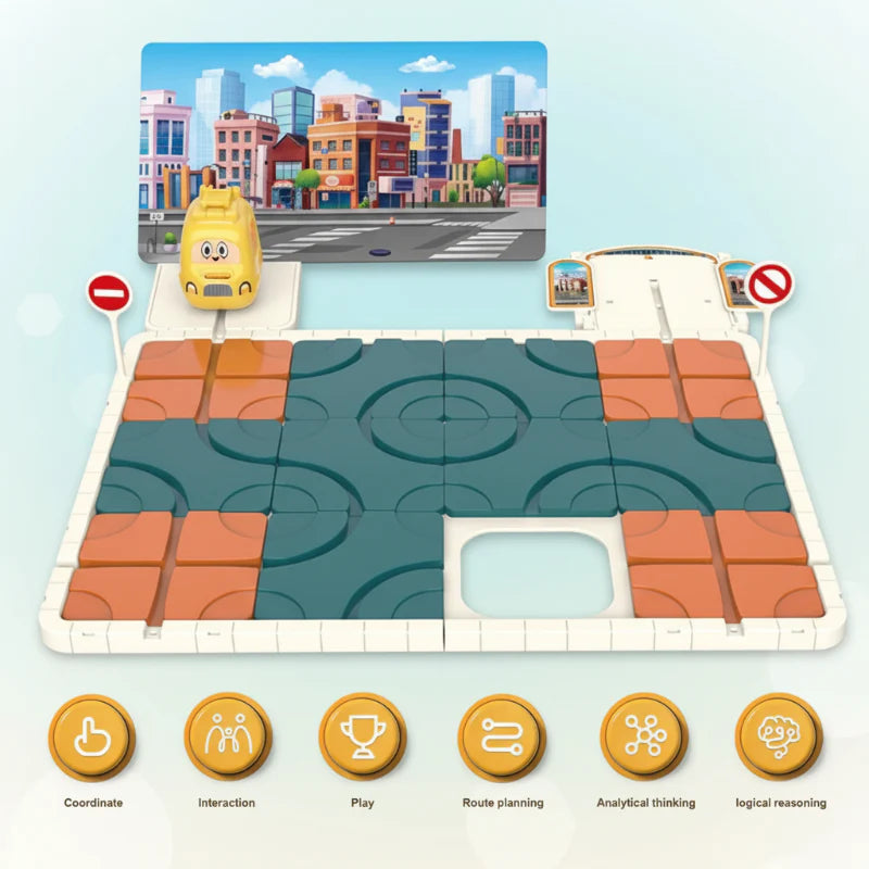 ThinkFun – Looginen ajattelu ja keskittymiskyky – Junapulmapeli