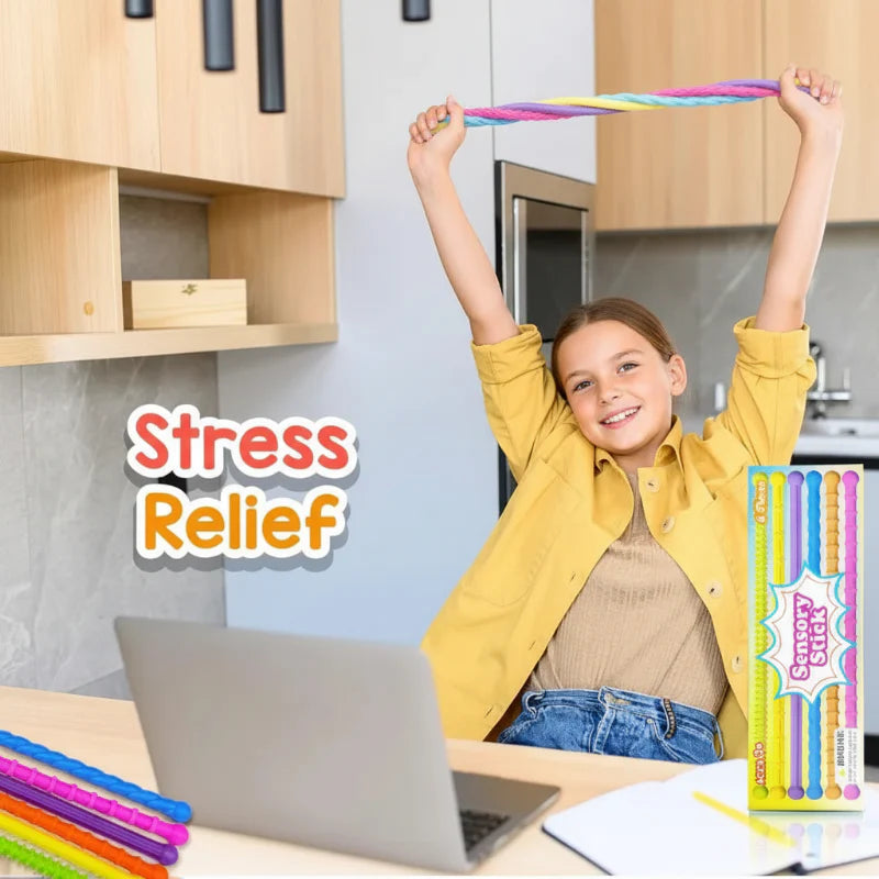 Fidget Sensory Sticks – Rauhoittava ja rentouttava – Aistien kehittymistä tukevat lelut