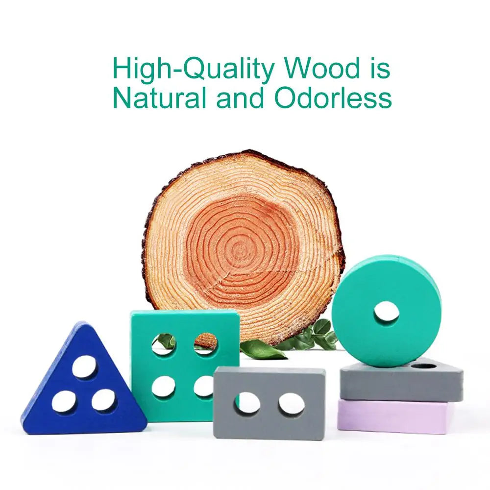 Woods™ – Hauskaa pinoamista – Geometriset pinoamispalikat