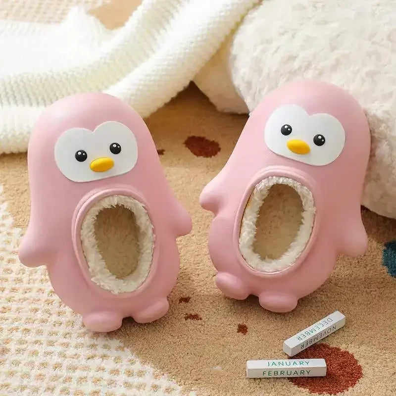 Mini Fashion™ - Lämpimät & hauskat - Lasten pingviinitossut