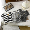 Kids Stripe Outfit – Trendikäs ja mukava – kesäinen lasten asu