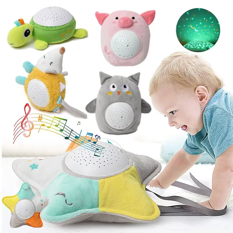 StarPlush – Pehmeä ja rauhoittava – pehmolelu yövaloprojektorilla