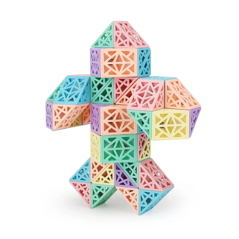 Snake Cube Set™ - Rakenna, käännä ja tutki - rakennuspalikkasarja