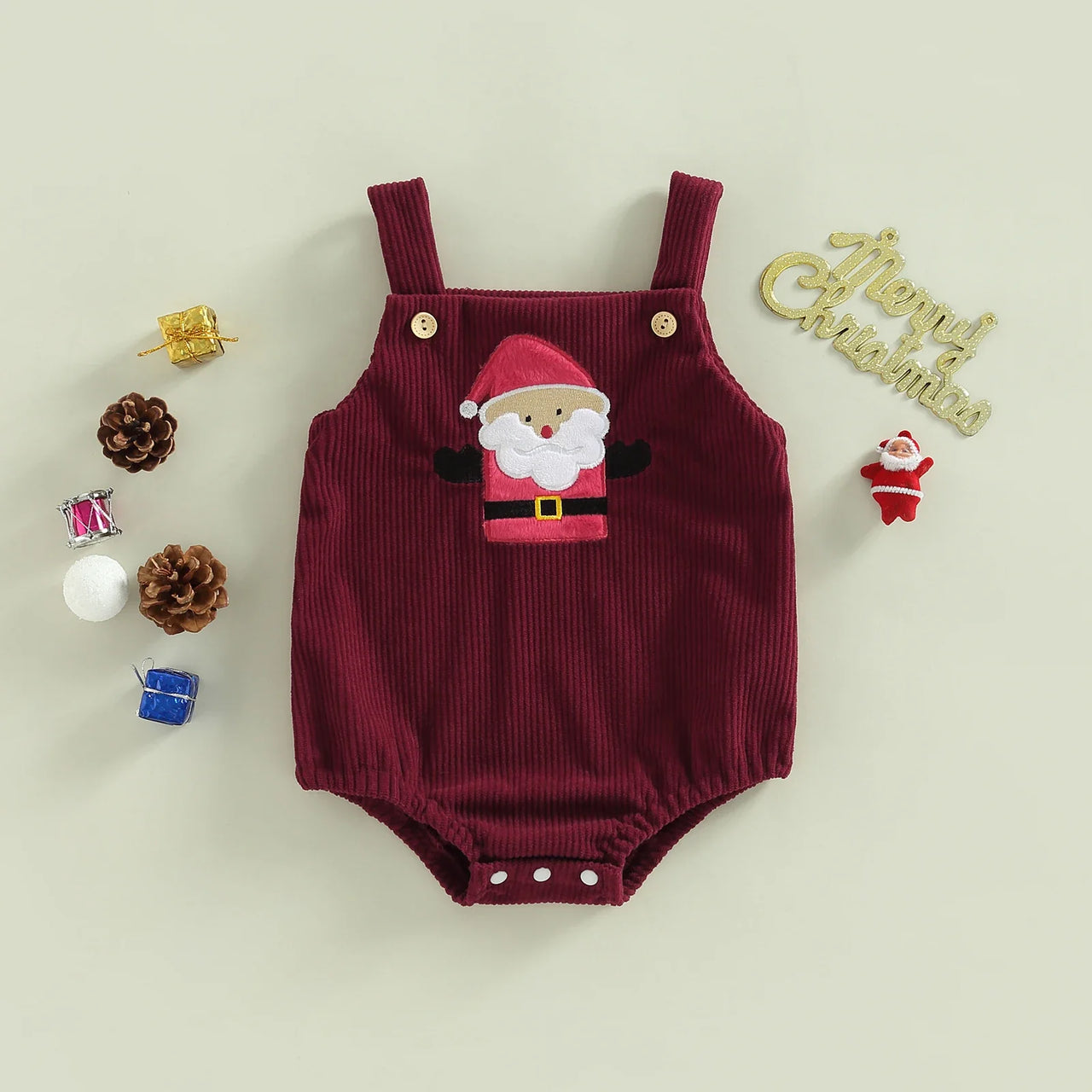 Mini Fashion™ - Söpö jouluinen malli - Jouluinen vauvan body