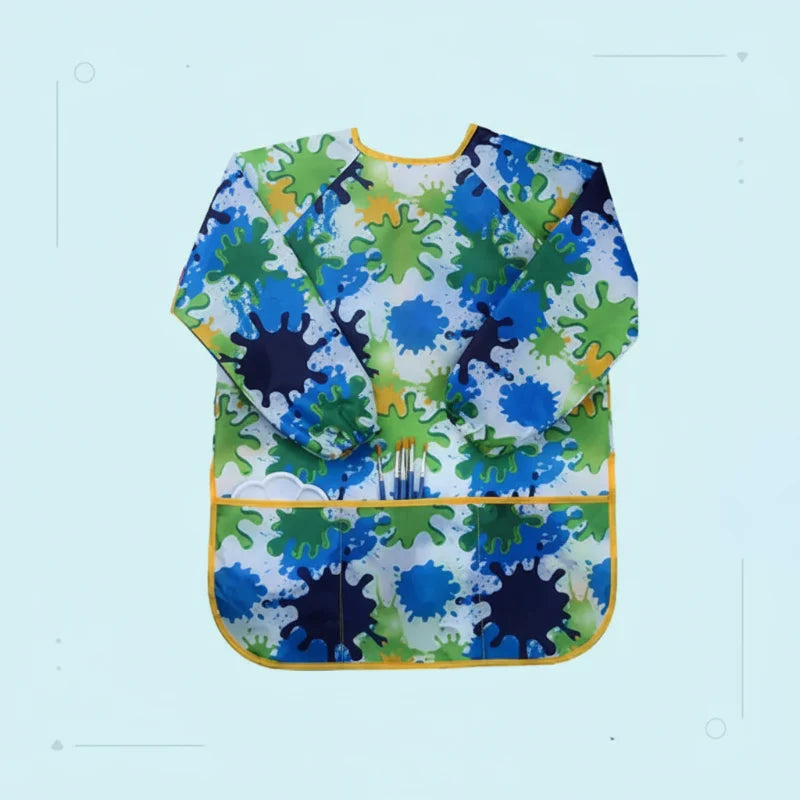 ArtEase – Värikäs ja vettä hylkivä – maalaustakki lapsille