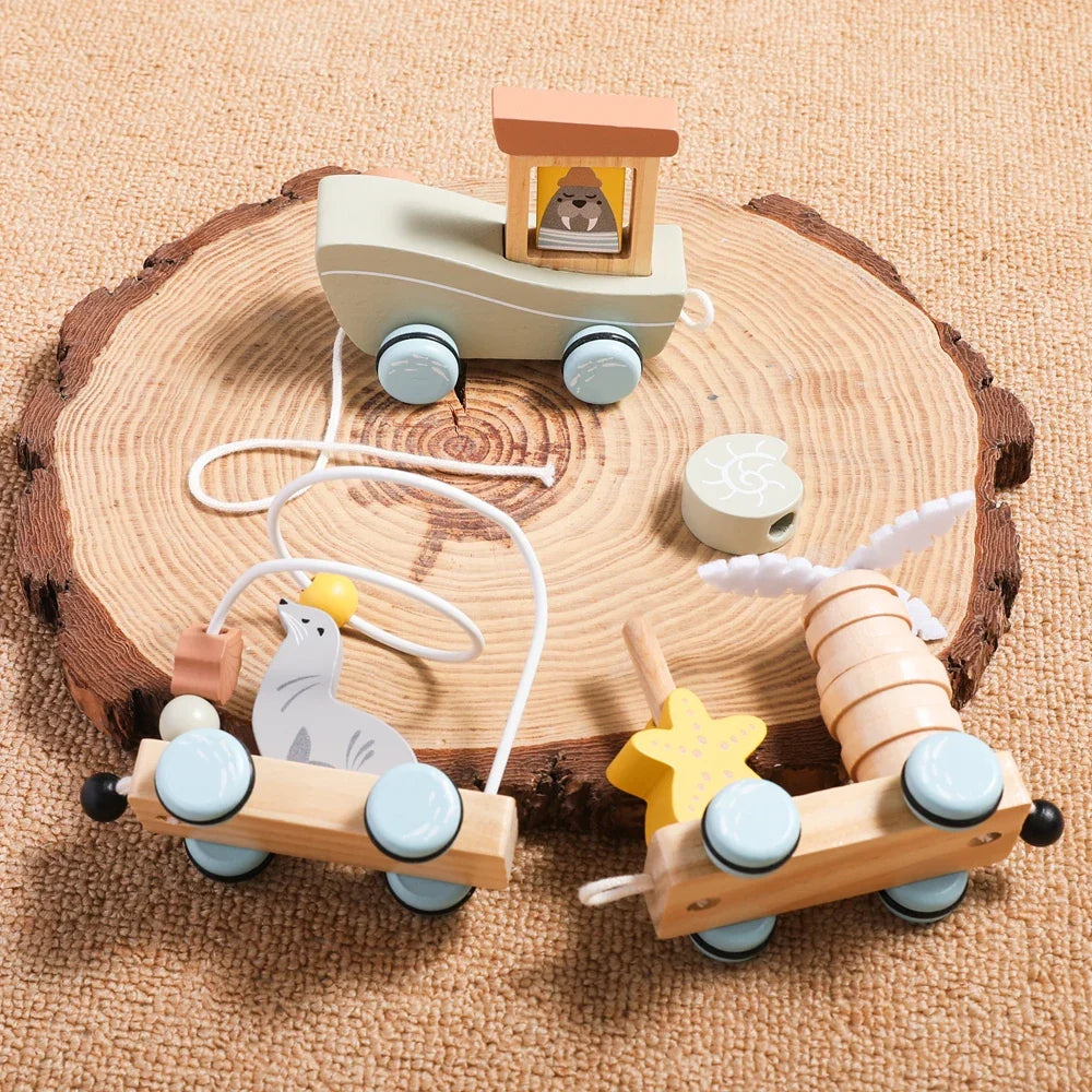 HappyTrain – Montessori & Fun – Puinen junasarja