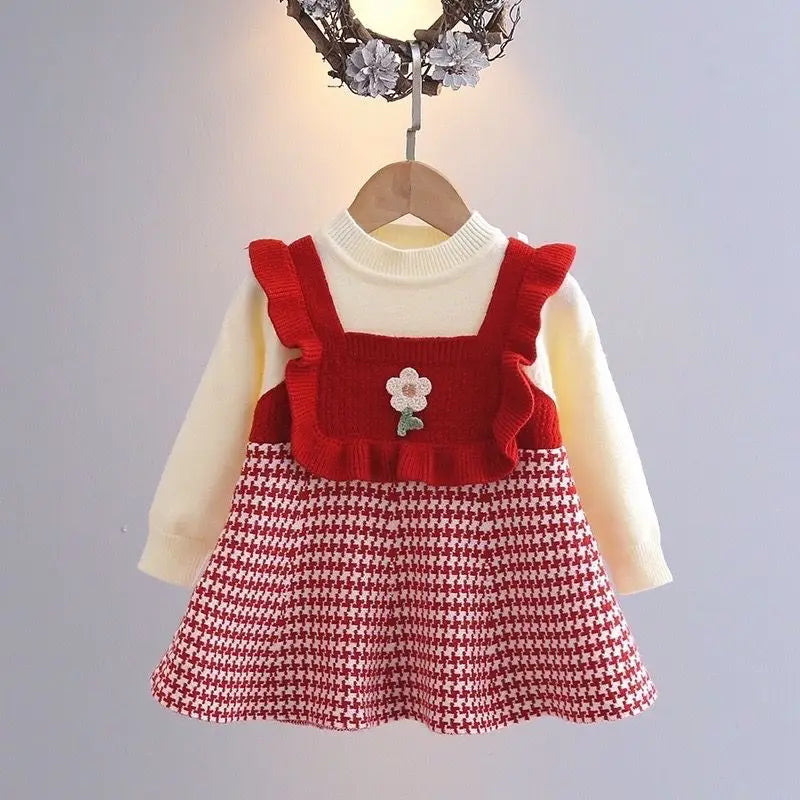 Mini Fashion™ - Söpö look - Pitkähihainen mekko