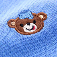 Thumbnail for CozziWear – Warm & Trendy – Neulottu neuletakki karhuilla