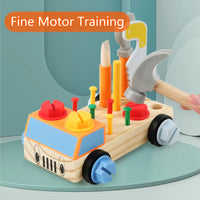Thumbnail for Woods™ - Väännä ja opi - Montessori-auto ruuvilauta