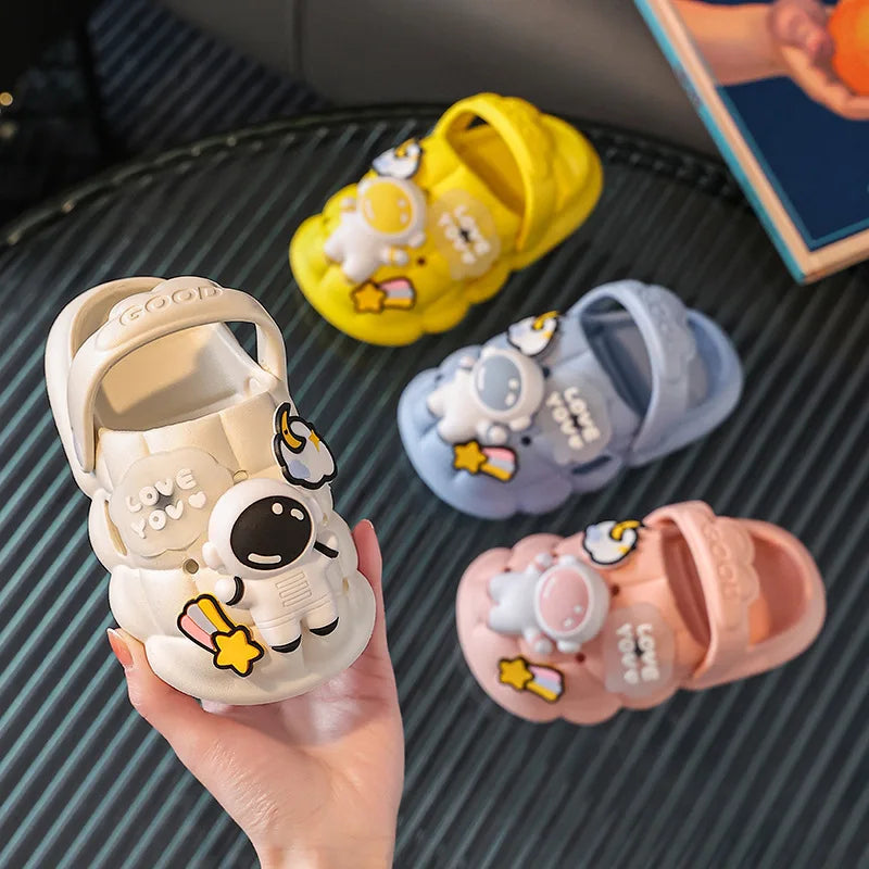 Mini Fashion™ - Hauskat astronautit - Lasten tossut