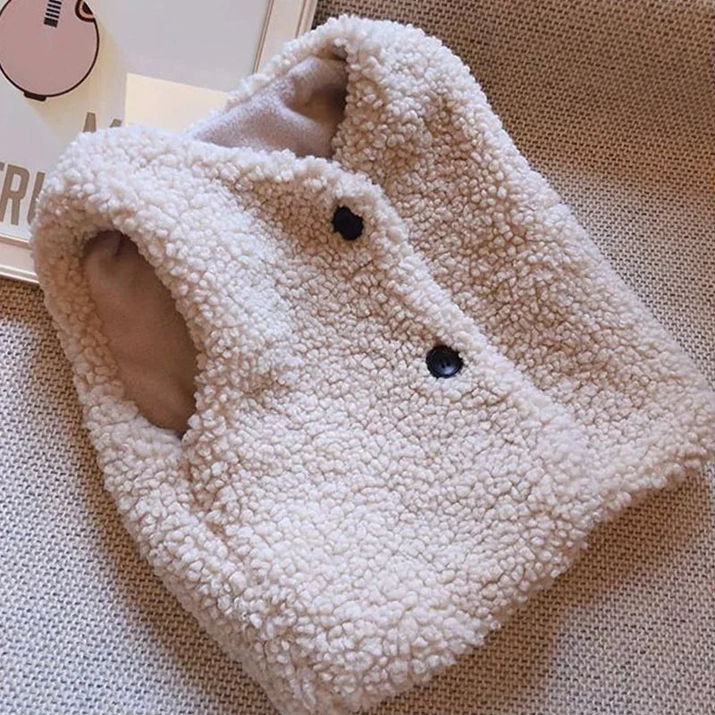 Mini Fashion™ - Lämmin ja söpö - Lasten pörröliivi