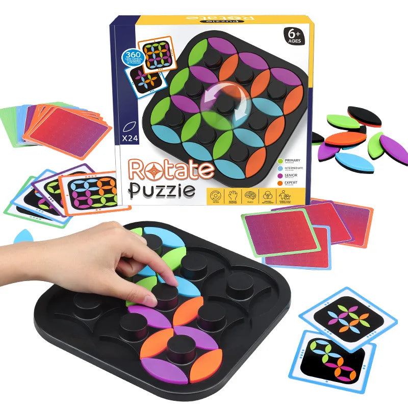 Rotating Logic™ - Haastava lautapeli - Tangram-palapeli