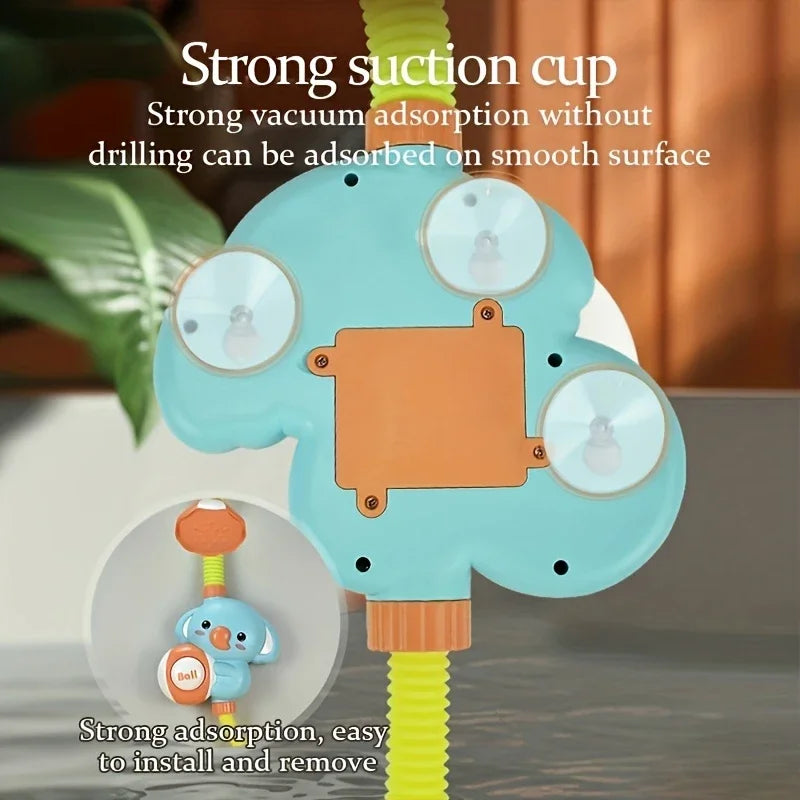 Elephant Shower Set™ – Roiskuvaa hauskanpitoa kylvyssä – Kylpyammesuihku lapsille