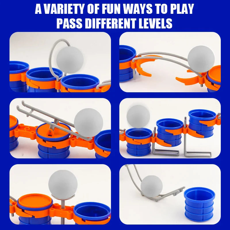 Cup Jump Ball Game – Aktiivinen ja vuorovaikutteinen – Puff Ball -seurapeli