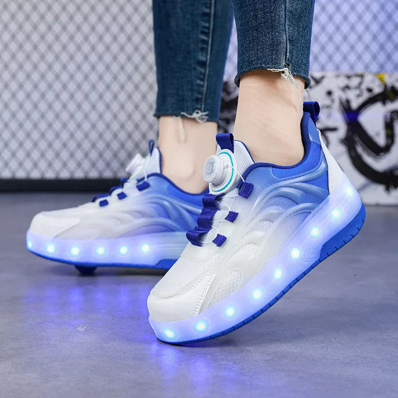 Light-Up Skate Shoes – LED & mukavat – valaisevat rullasneakerit