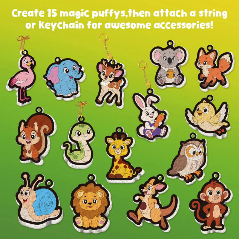 Magic Puff Paint – Luova & vuorovaikutteinen – askartelusetti, jossa on maaginen vaahtomainen rakenne
