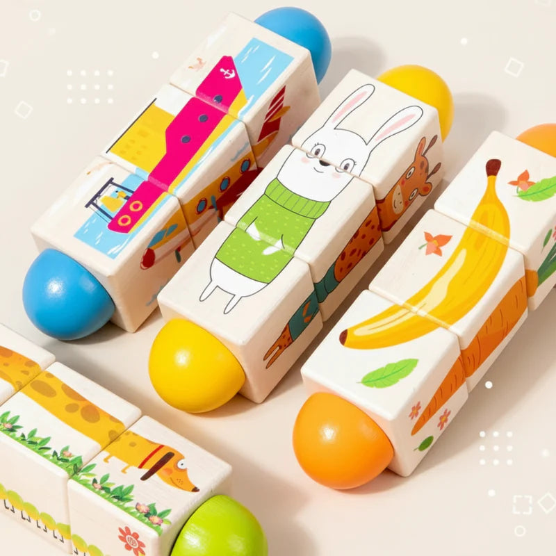 WoodiTurn – Opettavainen ja hauska – Pyörivä palapeli