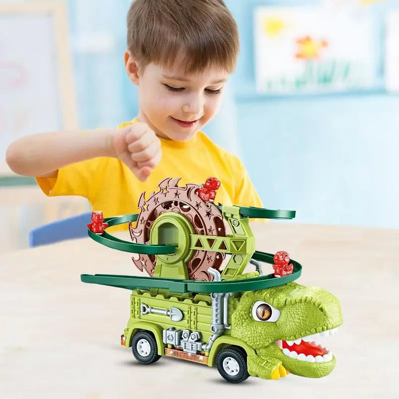Dino Slide Truck™ - Kiipeile ja kisaa dinosaurusten kanssa! - Dinosaurus-rekka