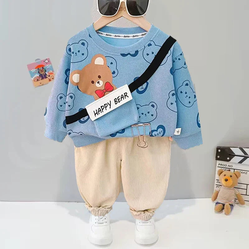 Mini Fashion™ - Söpö & mukava - Lasten oloasu (paita ja housut)