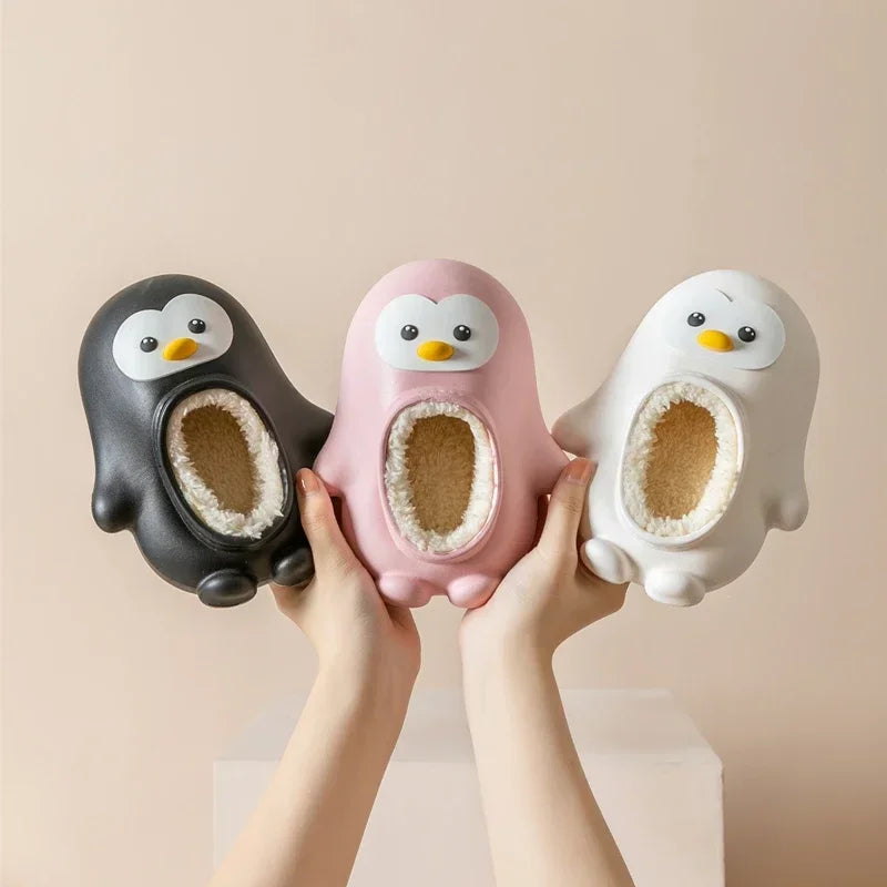 Mini Fashion™ - Lämpimät & hauskat - Lasten pingviinitossut