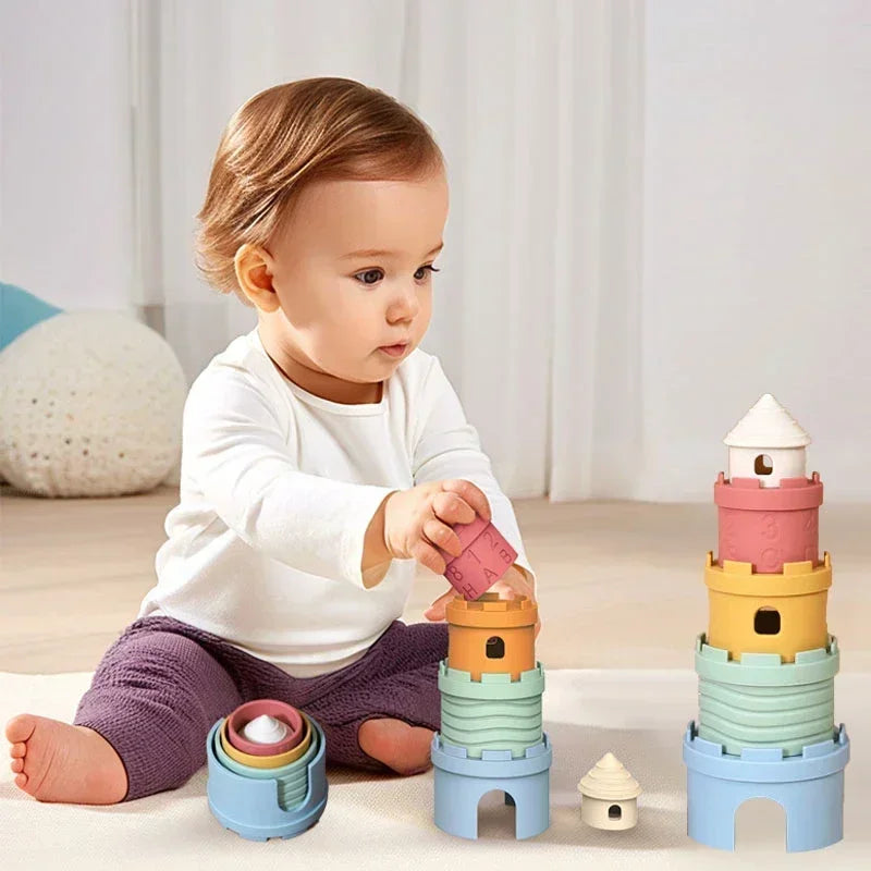 Stack & Learn™ – Älykäs pinoaminen hauskaa – Pinoaminen torni Castle