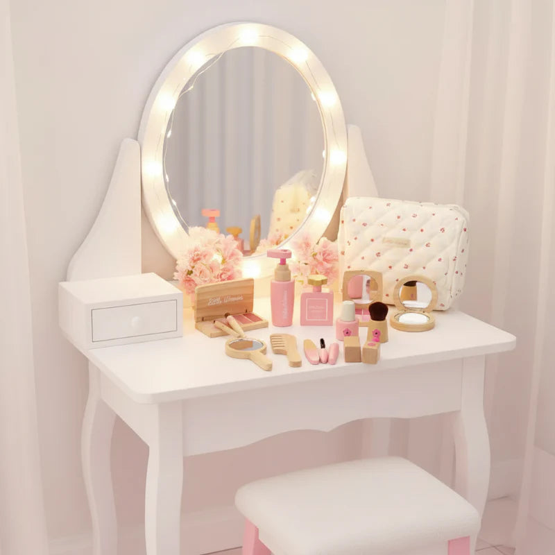 Wooden Makeup Play Set – Luovuus ja roolileikit – Puinen meikkisetti