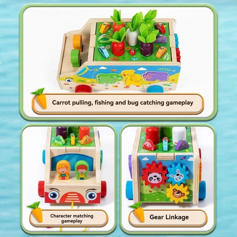 Montessori Animal Matching Toy – Opetuksellinen ja vuorovaikutteinen – Palapelipeli