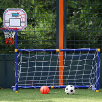 Thumbnail for Kids Ball Games - Kaksinkertainen pelinautinto – jalkapallo- ja koripallolelusetti