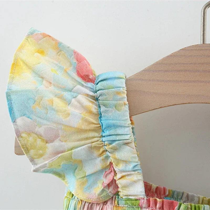 Mini Fashion™ - Kesä Flower Chic - Kesämekko Pioni printti