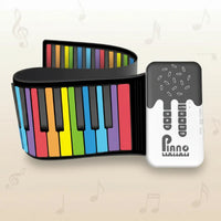 Thumbnail for Roll-up Piano Keyboard – Luova ja opettavainen – taitettava piano