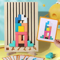 Thumbnail for Puzzle Totem™ – Ajattele & rakenna – Puinen palapeli peli