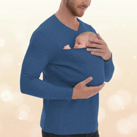 Thumbnail for Kangaroo Pocket Shirt – Mukava ja kätevä – Miesten T-paita-vauvankantokoppa