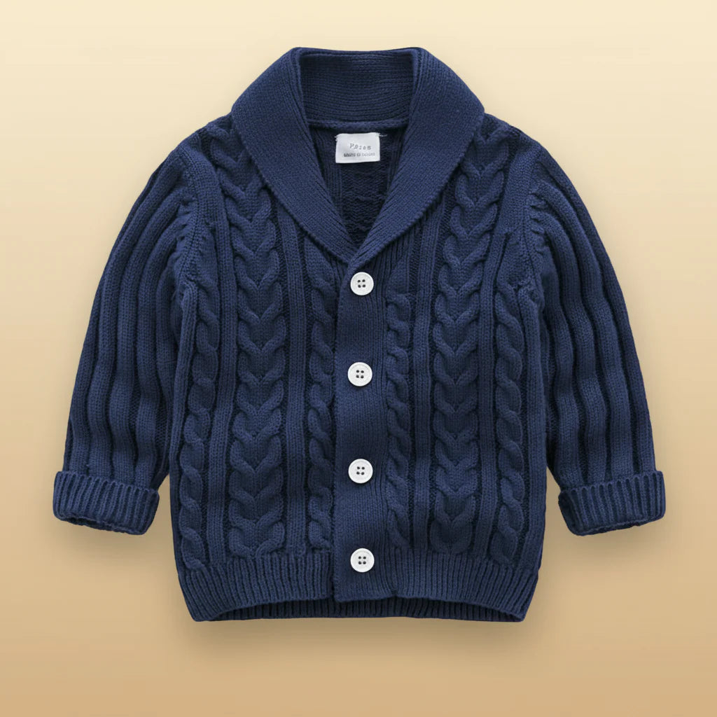 CozyCub – Mukava ja tyylikäs – neulottu lasten neuletakki