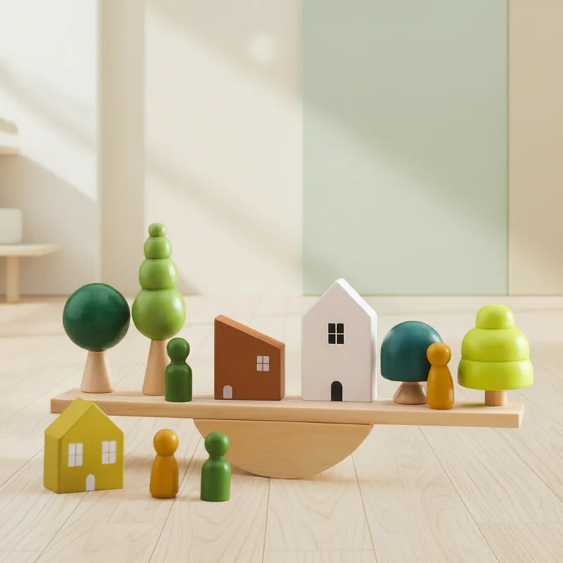 Wooden Forest Blocks – Luovuus ja kehitys – Puinen pinoamispalikkasarja