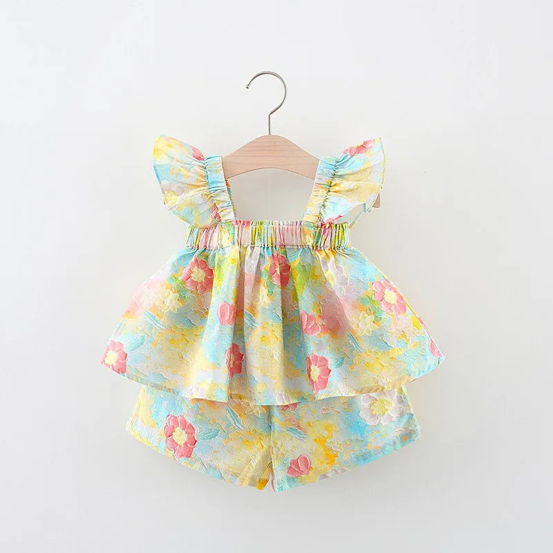Mini Fashion™ - Kesä Flower Chic - Kesämekko Pioni printti