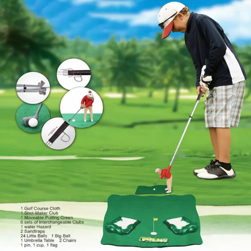 Mini Golf Practice Set – Aktiivinen ja opettavainen – Golfharjoitussetti