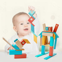 Thumbnail for MagPlayer – Luovuus ja motoriset taidot – DIY-puumagneettiset rakennuspalikat