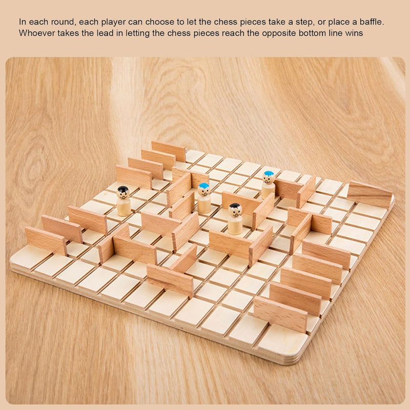 Wooden Chess Puzzle Game – Strategia & ajattelu – Lautapeli