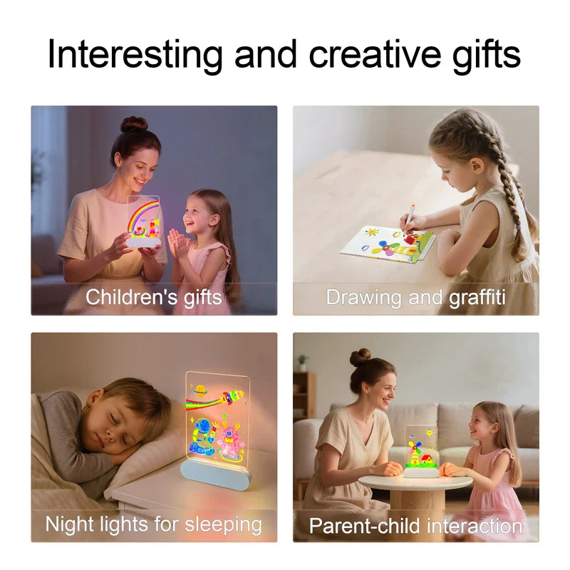 DrawingLight - Valaistut fantasiat - Piirtoalusta LED-valolla