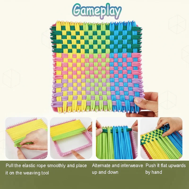 ColorLoop – Yksinkertainen ja leikkisä – DIY-kudontasarja lapsille