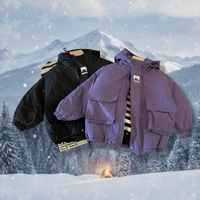 Thumbnail for LiloWear – Tuulenpitävä ja vettä hylkivä – Lasten tuulitakki hupulla