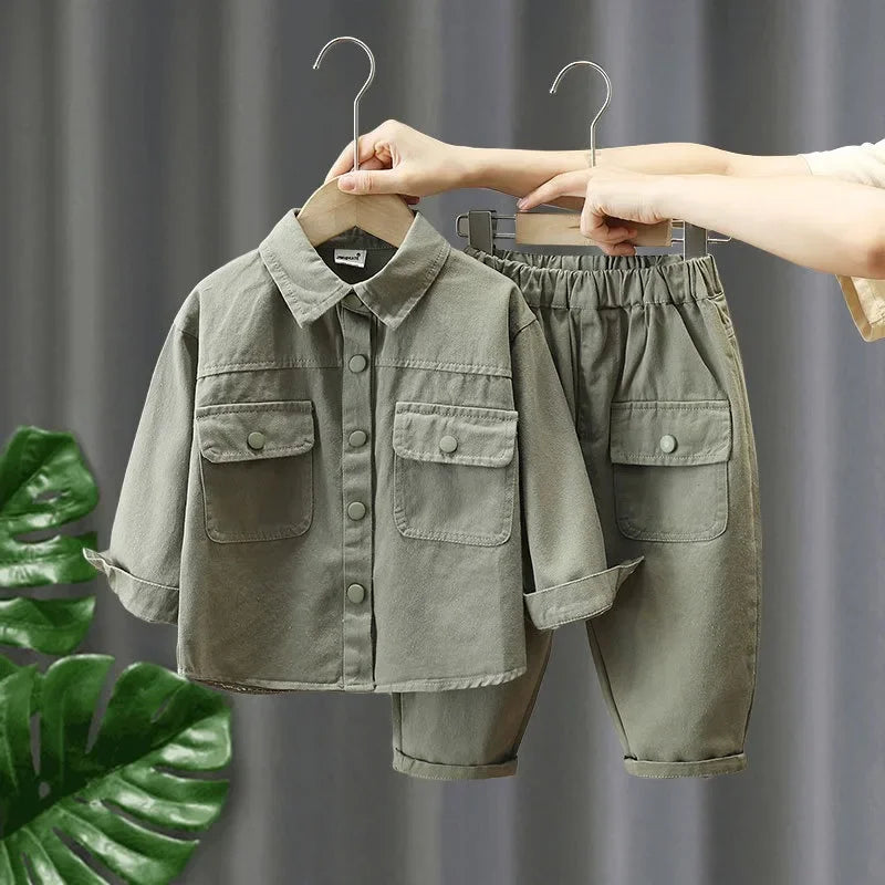 Mini Fashion™ - Pehmeä ja mukava - 2-osainen syksysetti