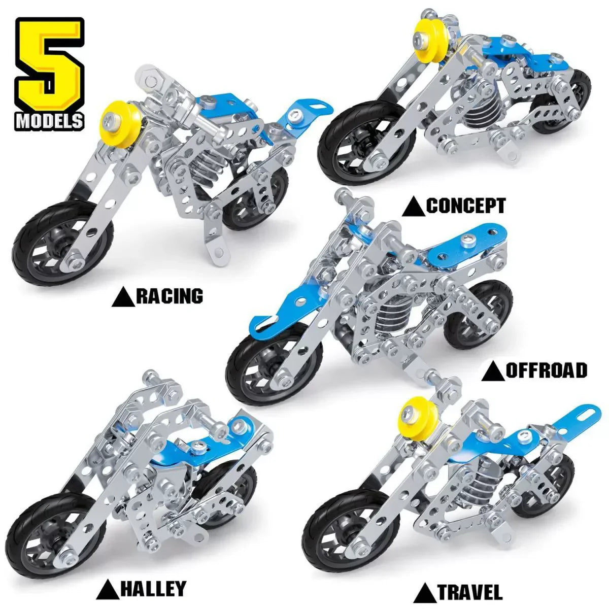 RaceBuilder – Cool & Creative – Multi-Shape rakennuspaketti