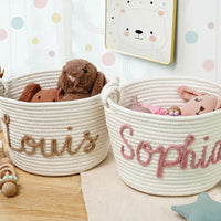 Thumbnail for CuddleBasket – Söpö ja henkilökohtainen – henkilökohtainen vaippakori