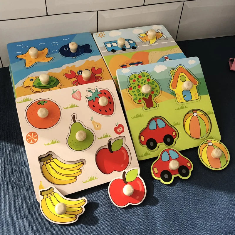 Clever Puzzle™ - Opettavainen leikki - Puinen palapeli